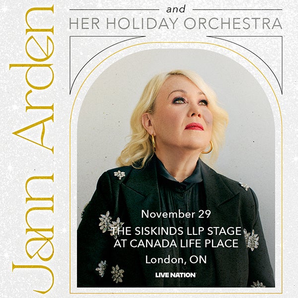More Info for JANN ARDEN AND HER HOLIDAY ORCHESTRA